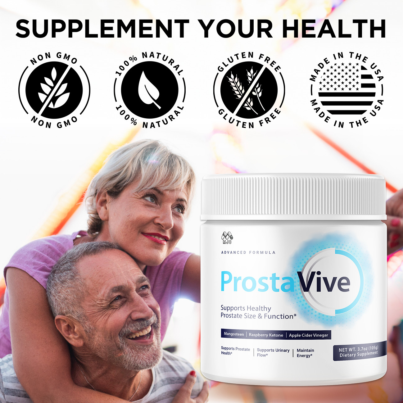 (1 Pack) Prostavive Advanced Prostate Health Support Powder Prosta Vive 30 servs