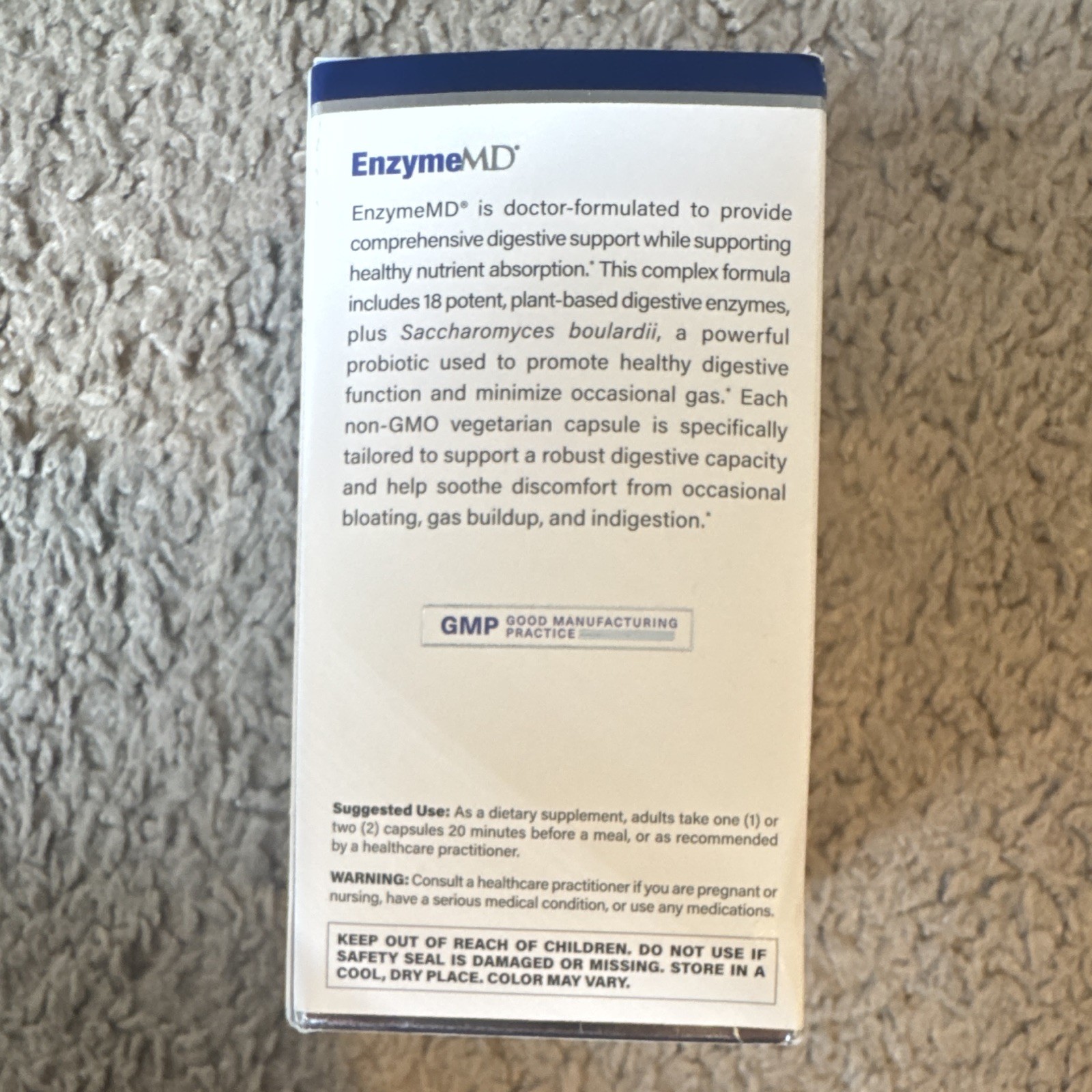 1MD Nutrition EnzymeMD Digestive Support Doctor Formulated 60 Capsules