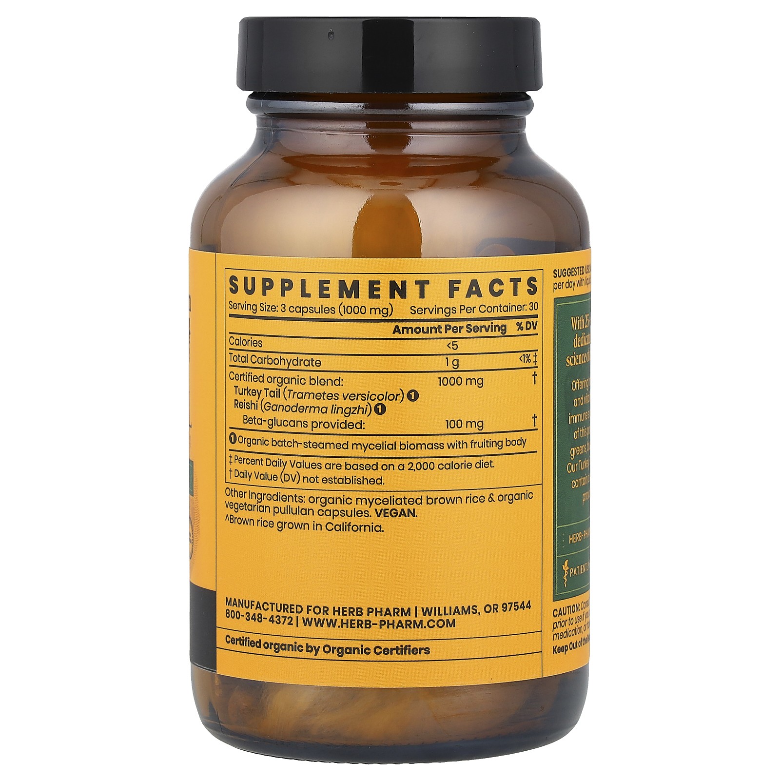 Mushroom Wellness™, Turkey Tail Blend With Reishi, 90 Vegetarian Capsules