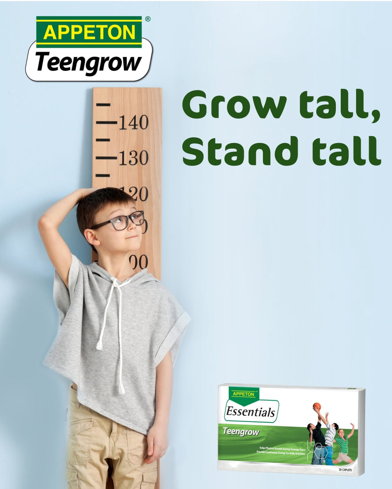 2 x APPETON Essentials Teengrow 30s Multivitamin Teen Growth Support – FREE SHIP