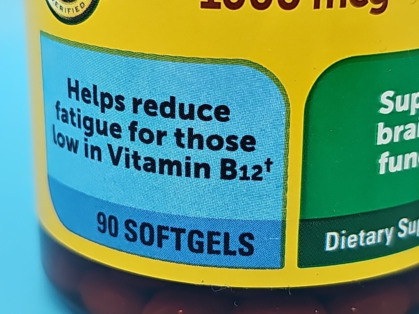 Nature Made Vitamin B12 1000 mcg Dietary Supplement 90 Count Lot 2 EXP May 2027