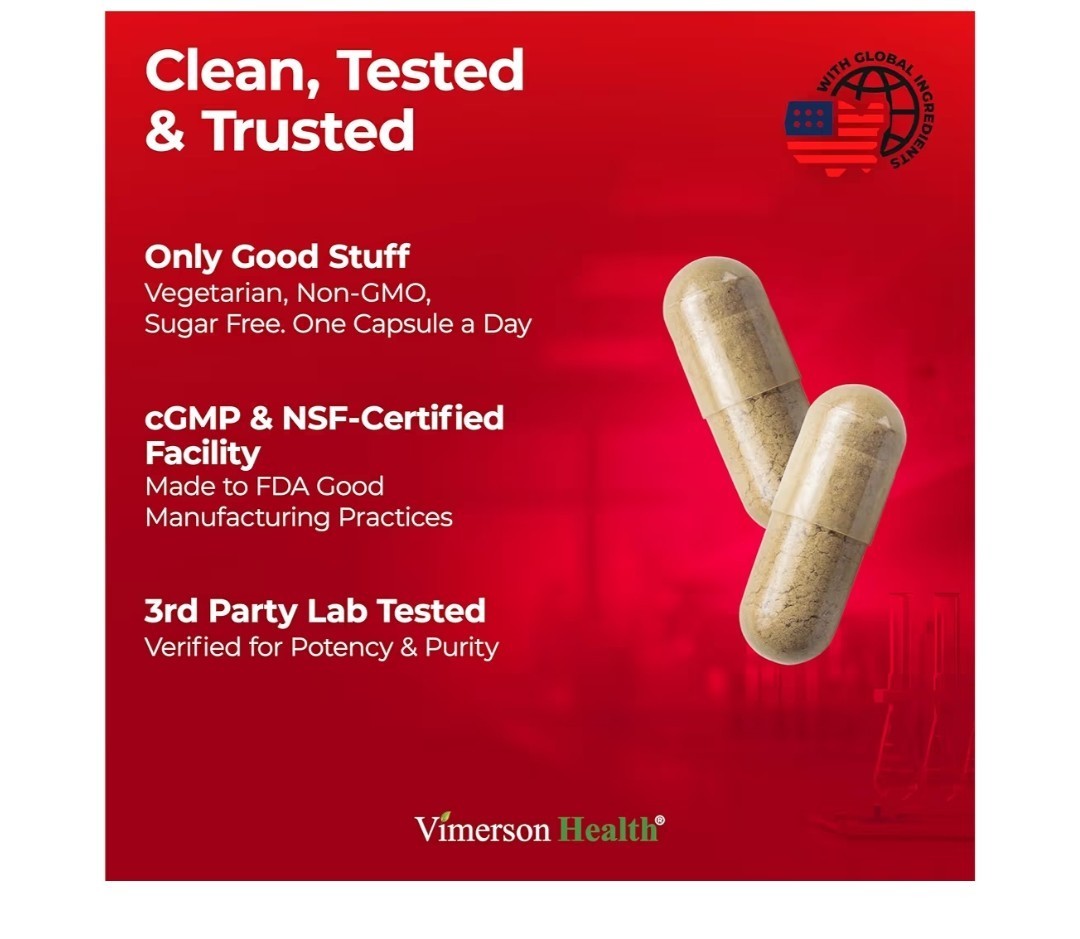 Vimerson Tongkat Al 2 Bottles 400mg – 60 Vegan Capsules Each