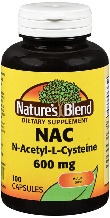 Nature’s Blend NAC 600mg Capsules 100ct