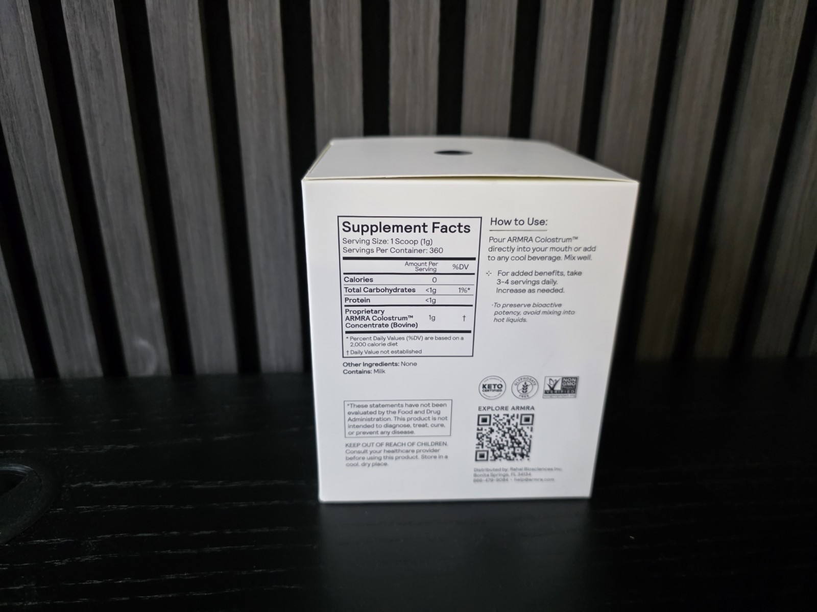 ARMRA Colostrum Unflavored – 360 Servings (12.7 oz / 360g) | SET OF 2