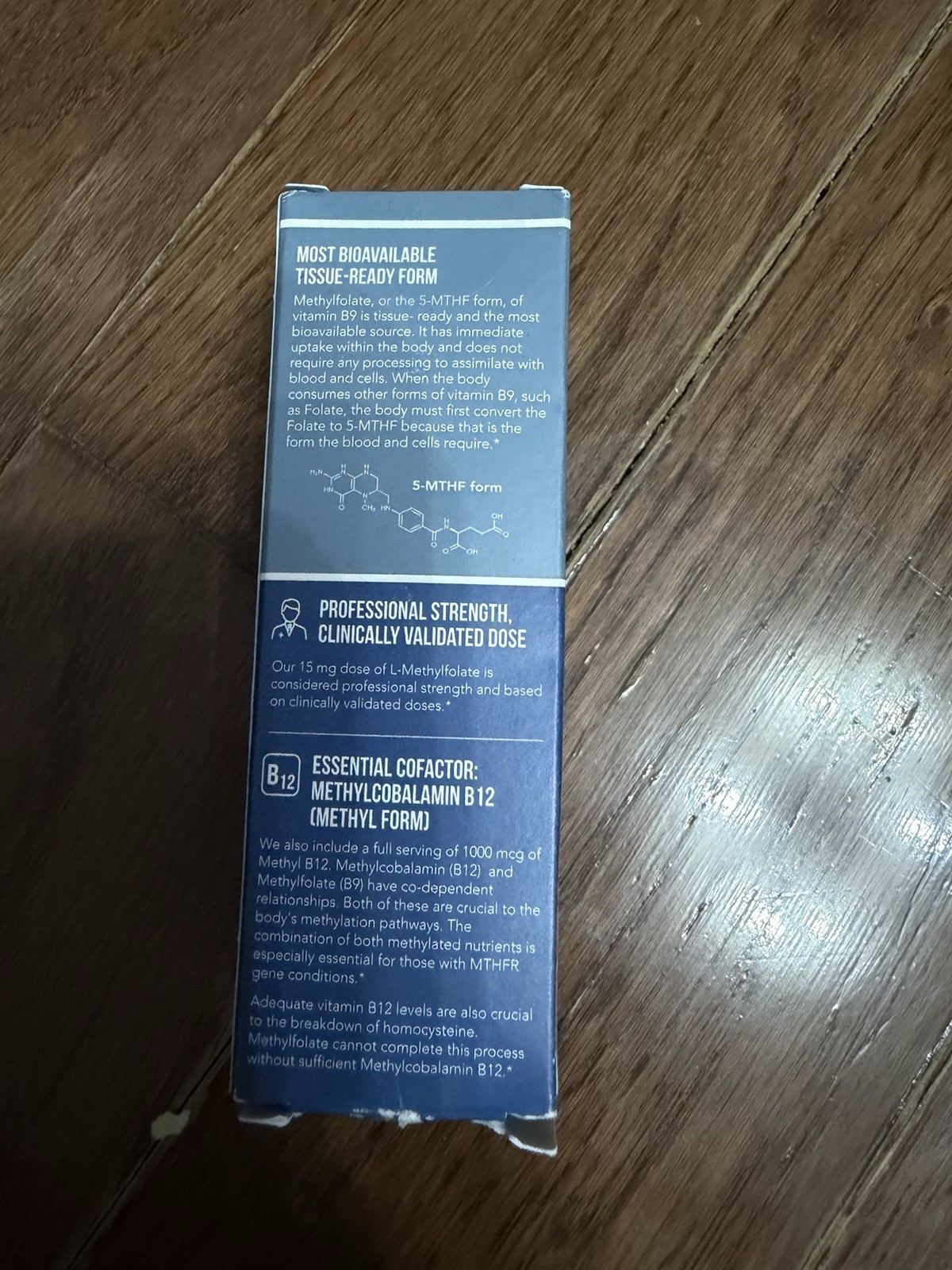 triquetra L-Methylfolate Methyl B12 Liquid Berry 15mg USDA Organic 1 fl oz