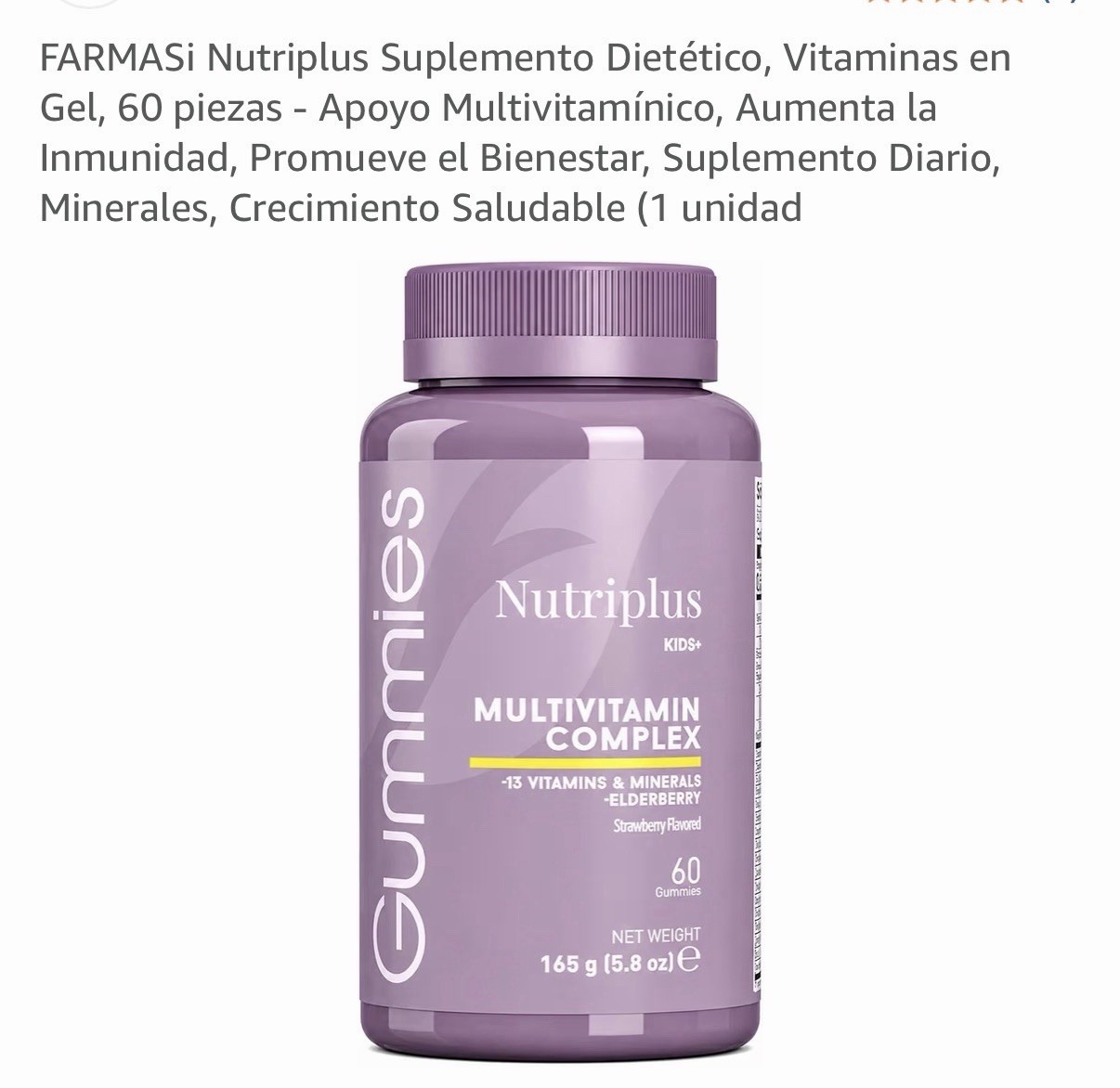 FARMASi Nutriplus Kids Multivitamin Gummies Immune Support 60 Strawberry