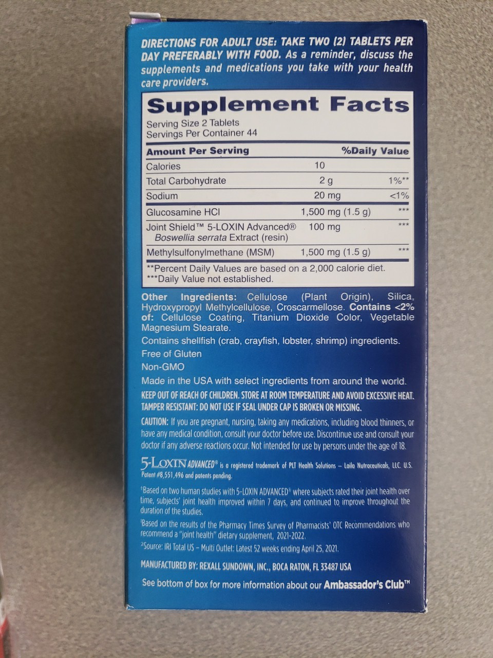 Osteo BiFlex Joint Health Triple Strength MSM Formula 88 Coated Tablets Ex 06/27