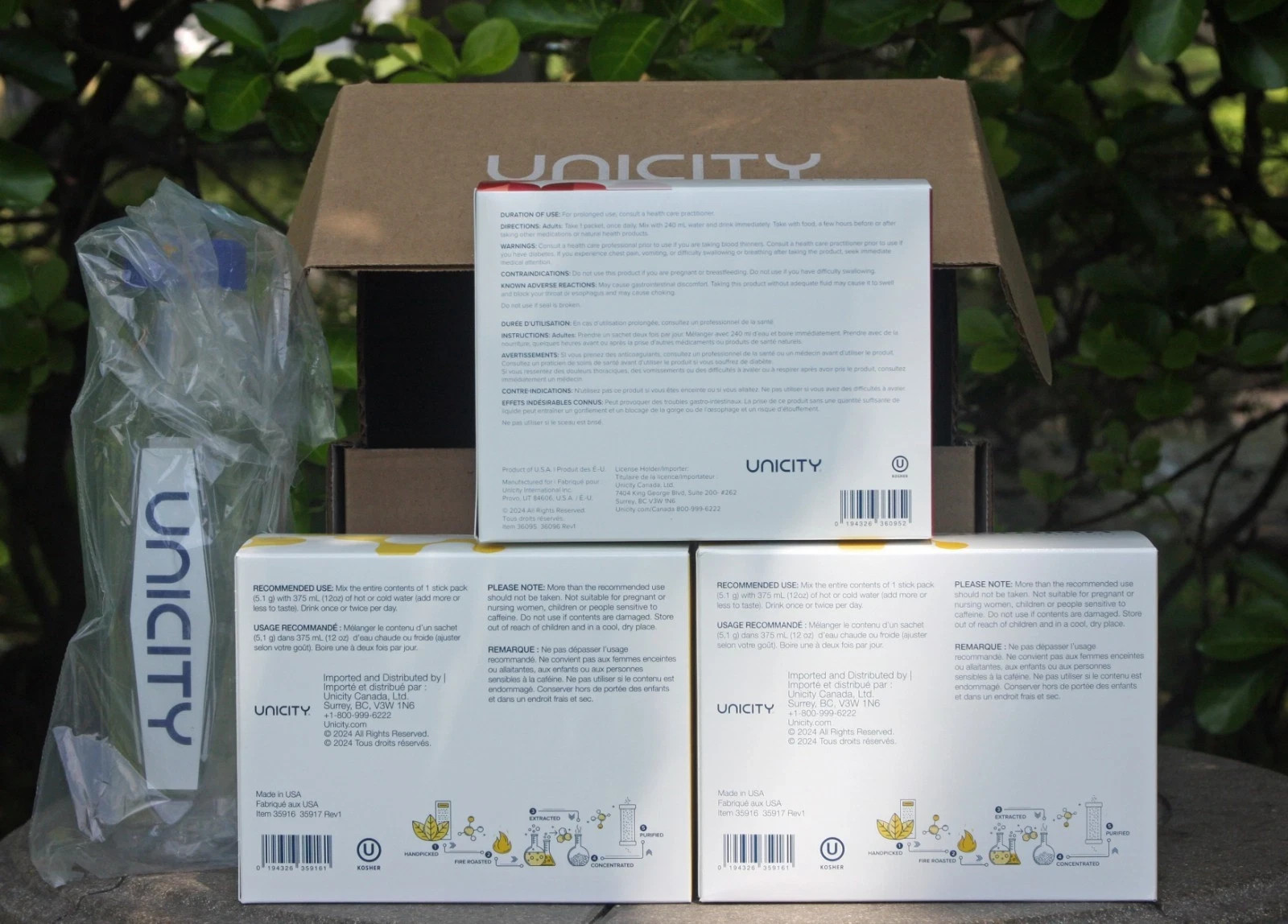 Unicity Feel Great System: 2 Unimate Lemon + 1 Mixed Berry Balance, 07/2027 Exp
