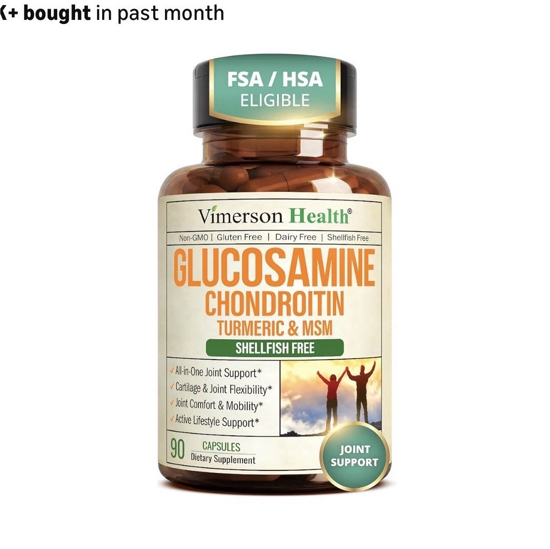 Vimerson Health Glucosamine Chondroitin MSM Turmeric 90 Capsules