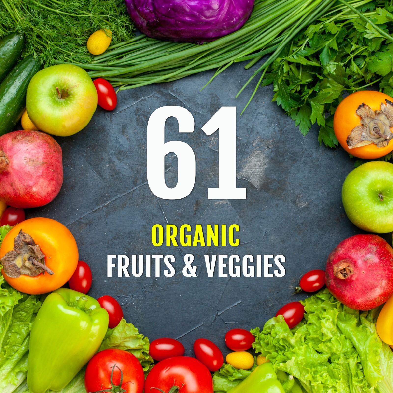 Organic Fruits and Veggies Supplement – 480 Vegan Fruits and Vegetable Capsules