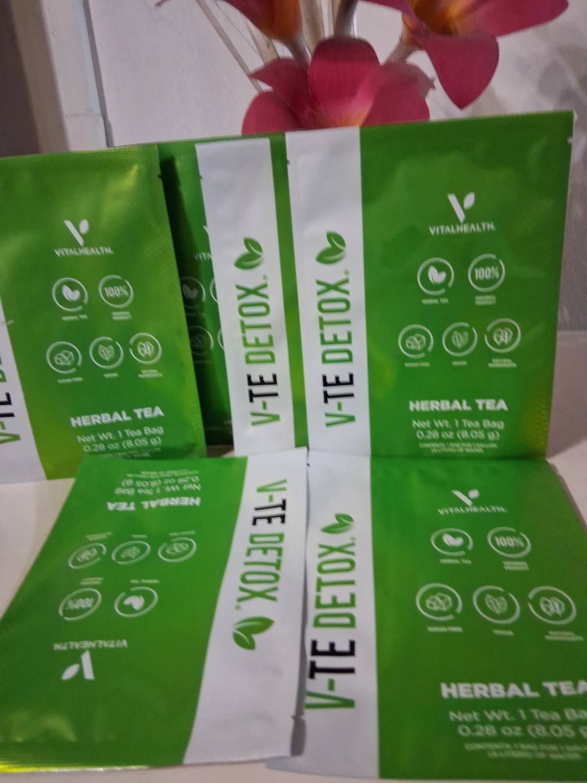 VitalHealth v Te Detox Herbal Tea Pack of 6pk Makes 1 Gallon Bag