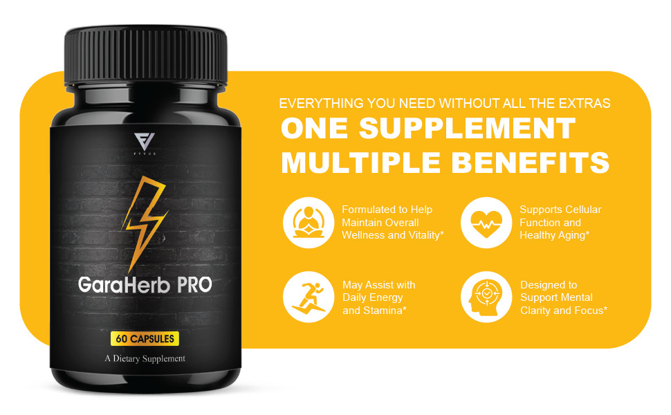Garaherb Pro Premium Performance Capsules, Garaherb Pills (60 Capsules)
