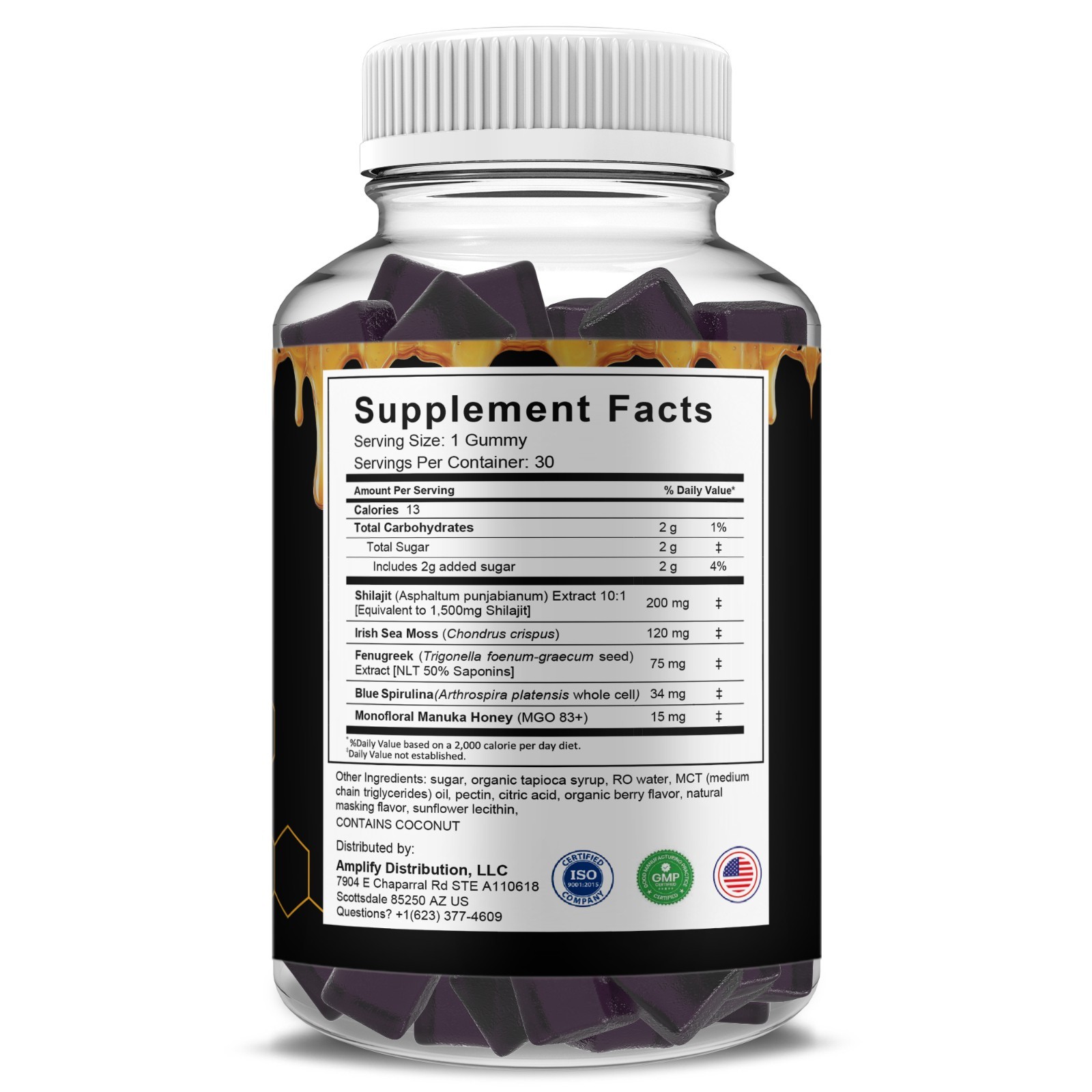 Alpha Honey Performance Gummies, AlphaHoney Supplement (30 Gummies)