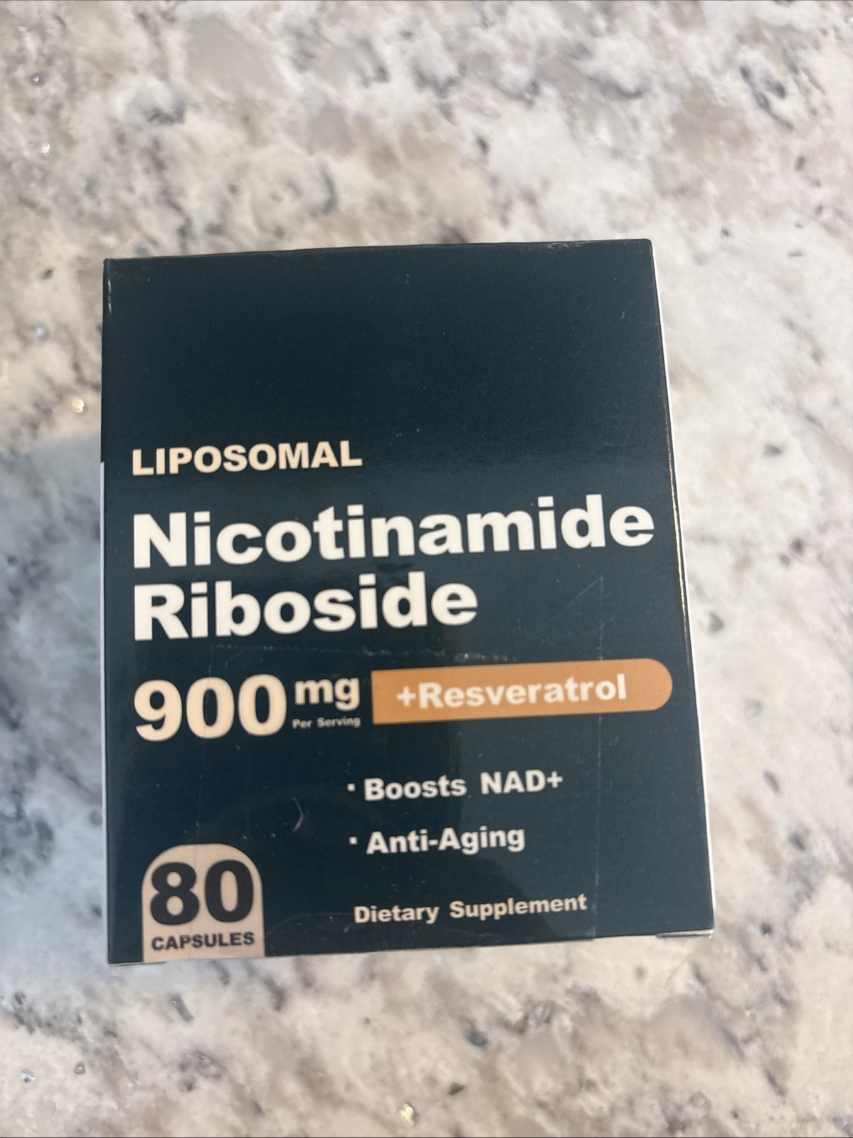 Liposomal Nicotinamide Riboside Resveratrol 900MG 80 Capsules EXP 25/9/2027