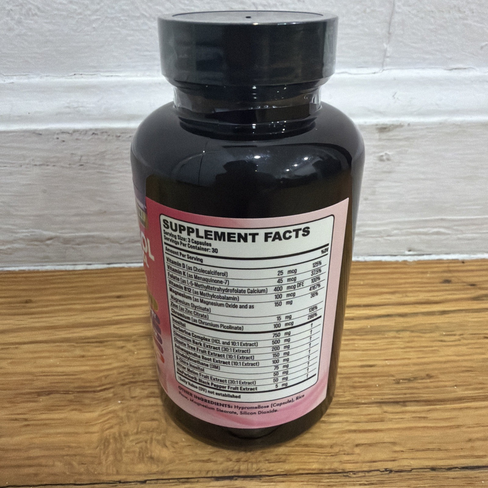Zoyava Myo-Inositol D-Chiro Berberine Vitamin D3+K2 Ceylon Cinnamon Veggie 90 …