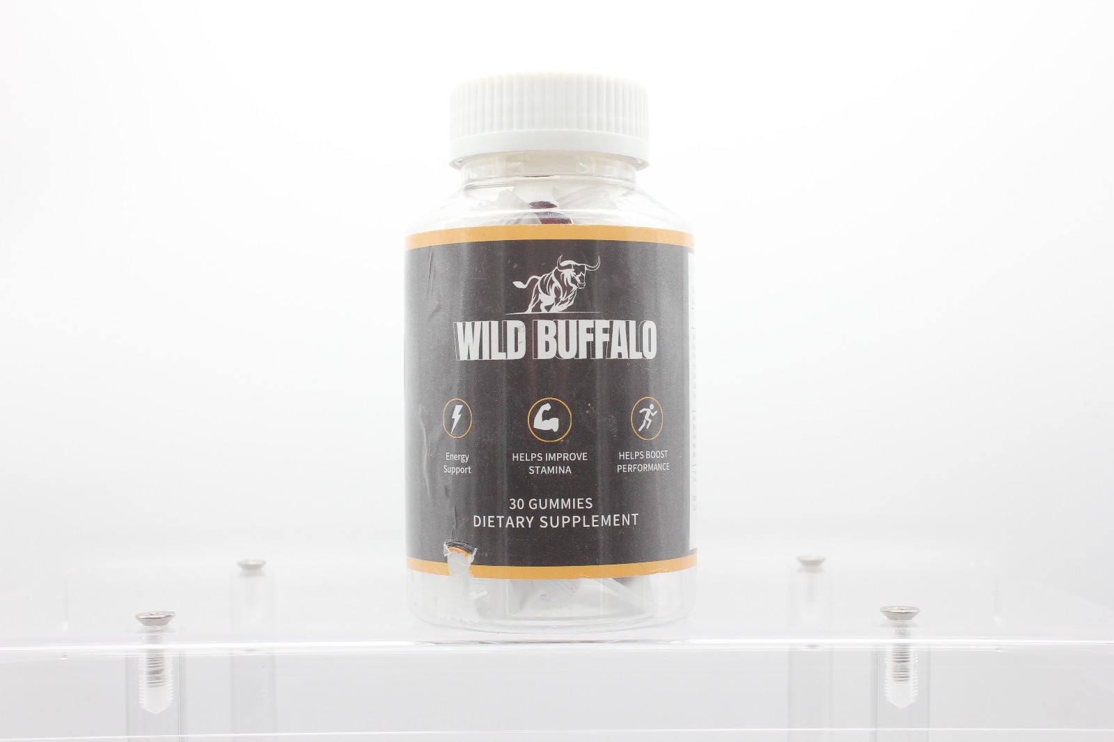 Wild Buffalo Mens Supplement, Energy, Stamina, Performance, 30 Gummies