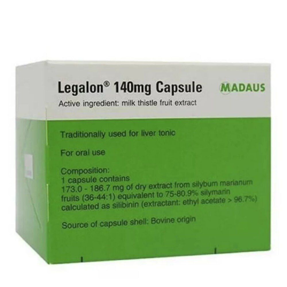 100’s 140mg LEGALON Detox Liver Milk Thistle Madaus Germany Free Shipping