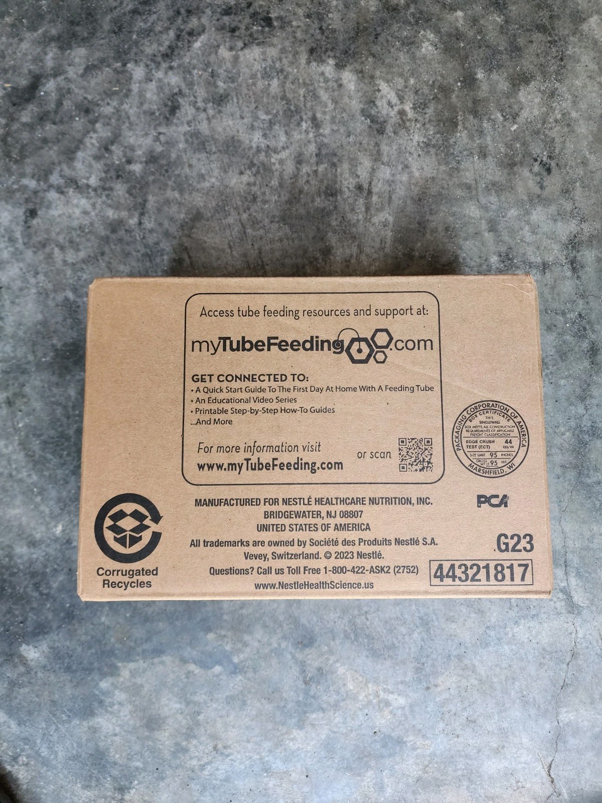 Nestle Compleat Standard 1.4 Tube Feeding Formula Vanilla 8.45 oz – Case of 24