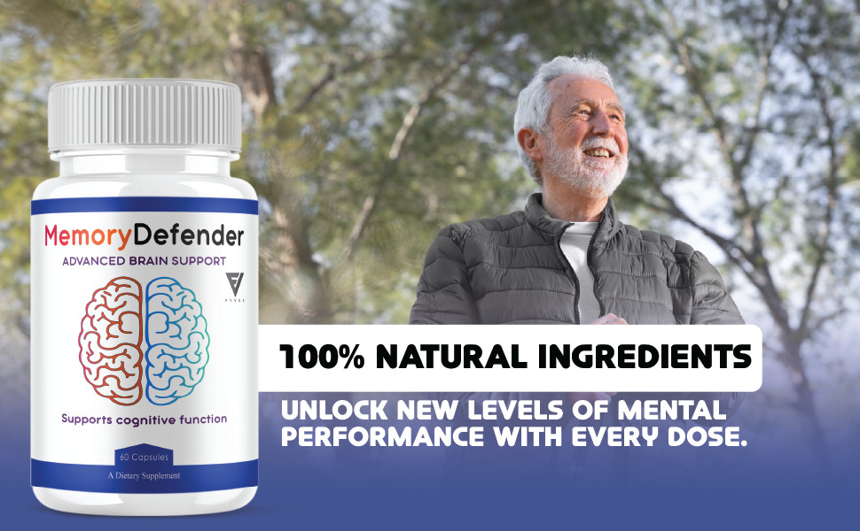 (5 Pack) Memory Defender Nootropic Capsules, MemoryDefender Pills (300 Capsules)