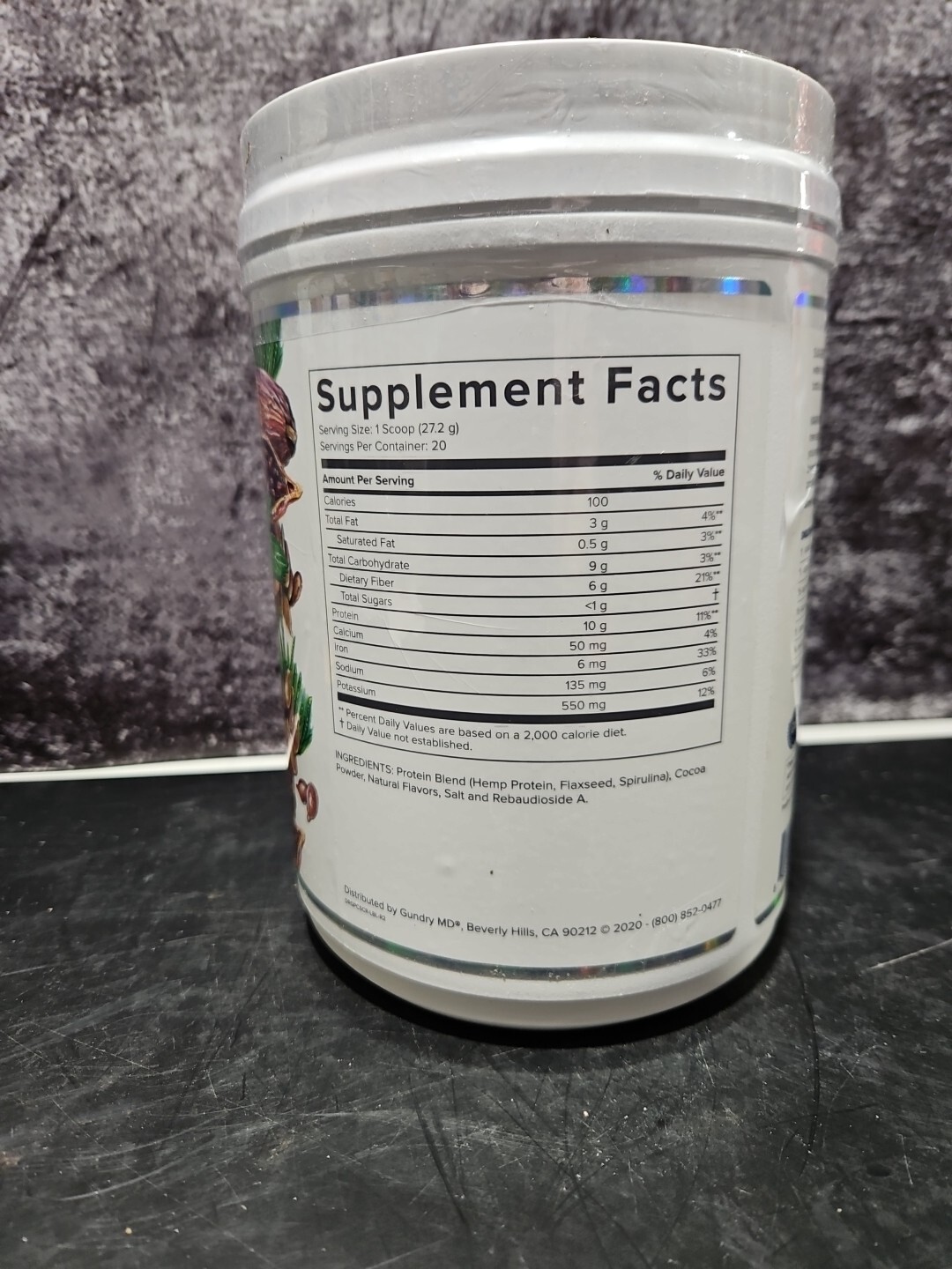 NEW GUNDRY MD PROPLANT COMPLETE SHAKE CHOCOLATE Net 544g 19oz 20servings Sealed