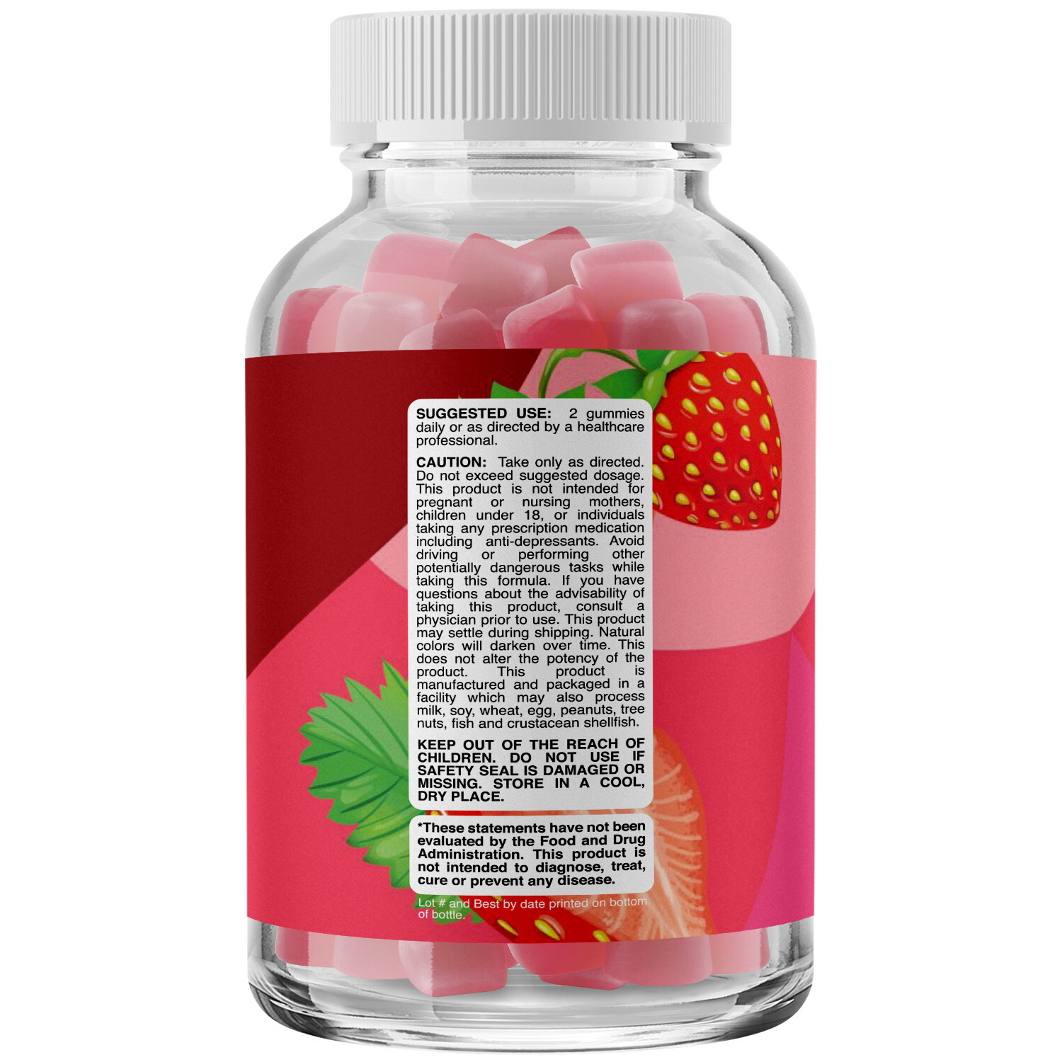 Melatonin Gummy Vitamins Sleep Supplement – Natural 5mg Deep Sleep 60ct