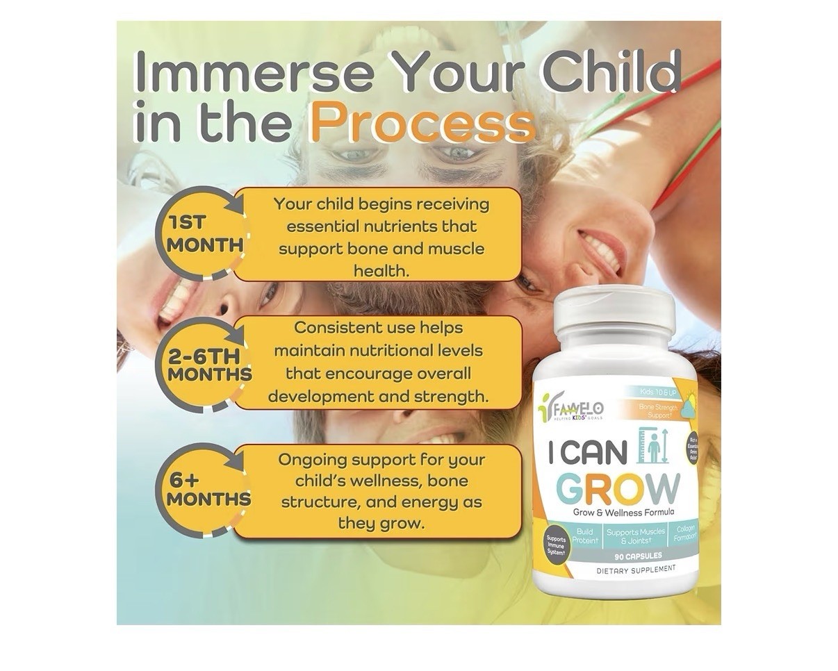 2Pack Fawelo I Can Grow Day-Time Kids 10 & Up Teens Growth & Development Support