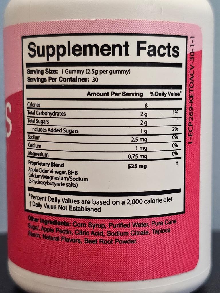 Lot of 5 Lipo Gummies Apple Cider Vinegar Gummies 30 Gummies Each NEW Exp 6/2026