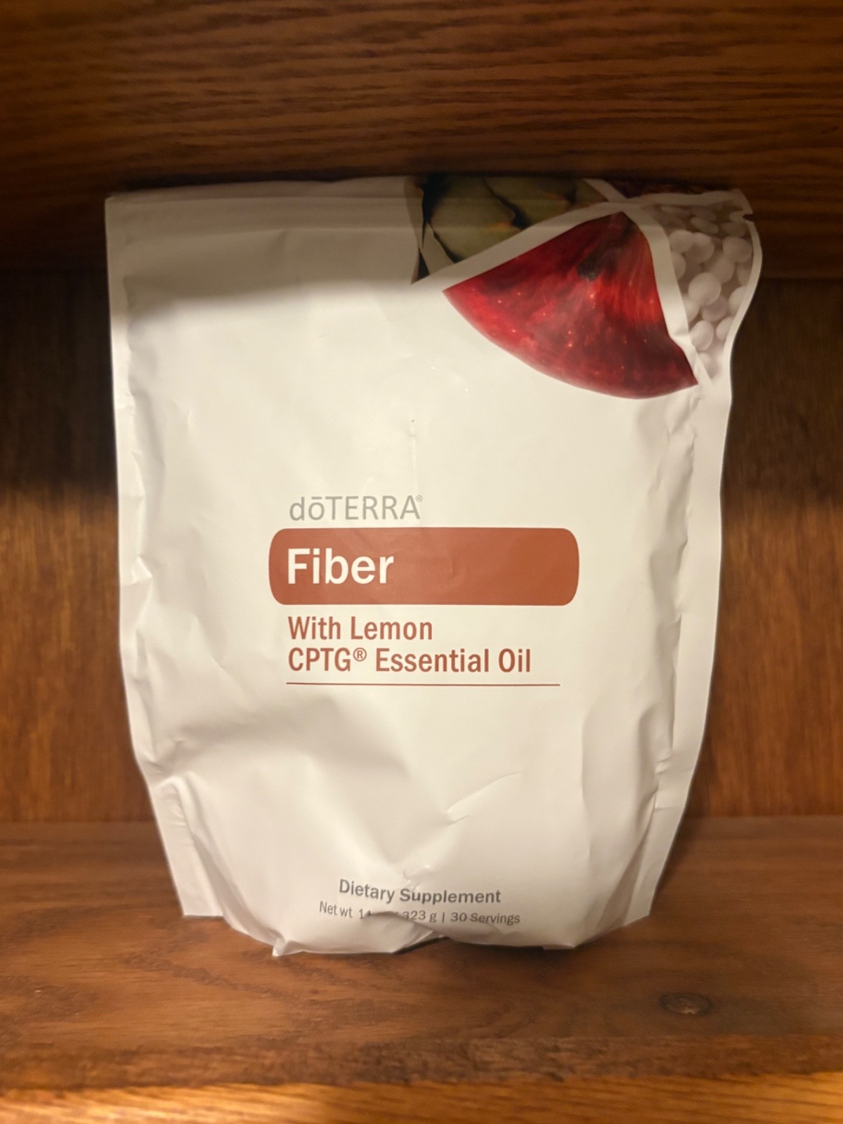 DoTERRA Fiber with Lemon CPTG Essential Oil 11 oz New Sealed Bag Exp. 08/2026