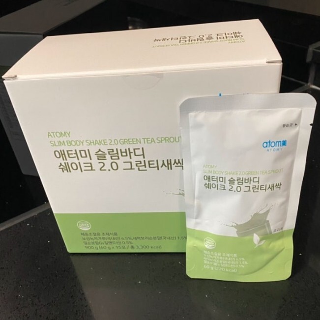 ATOMY Slim Body Shake 60g x 15EA #Green Tea Protein Powder Dietary Supplement