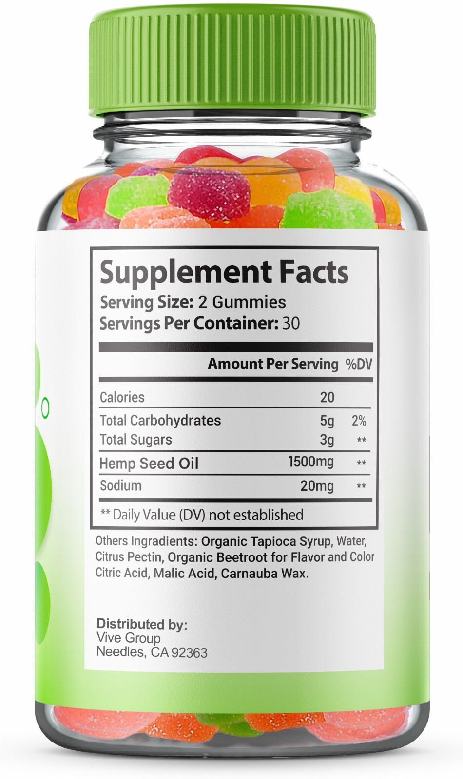 Greenvibe Gummies for Tinnitus Vitamins Wellness – Official Formula (1 pack)