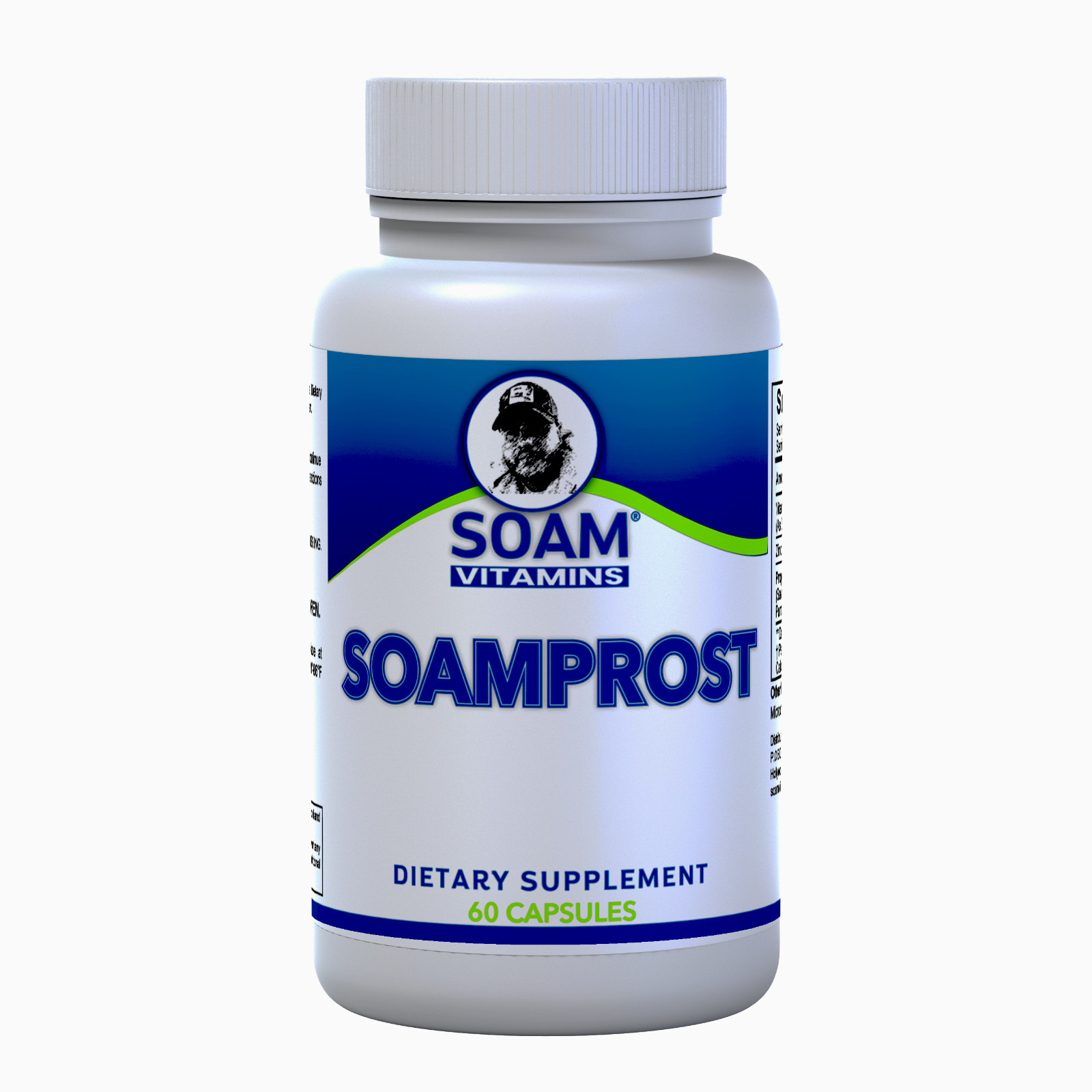 SOAMPROST – Prostate Supplements for Men – Saw Palmetto for Men – 60 CAPSULES