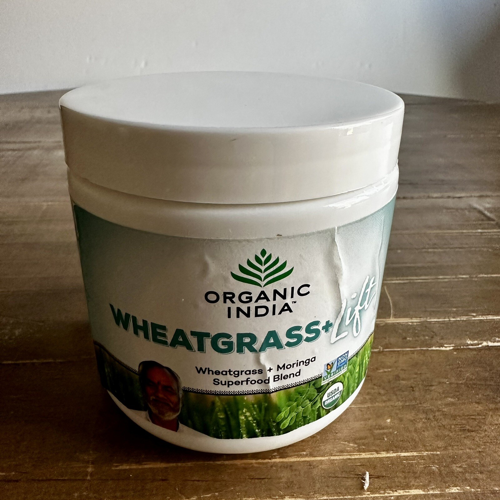 Organic Support Wheat Grass Lift Superfood Blend, 5.29 oz /150 g Organic India