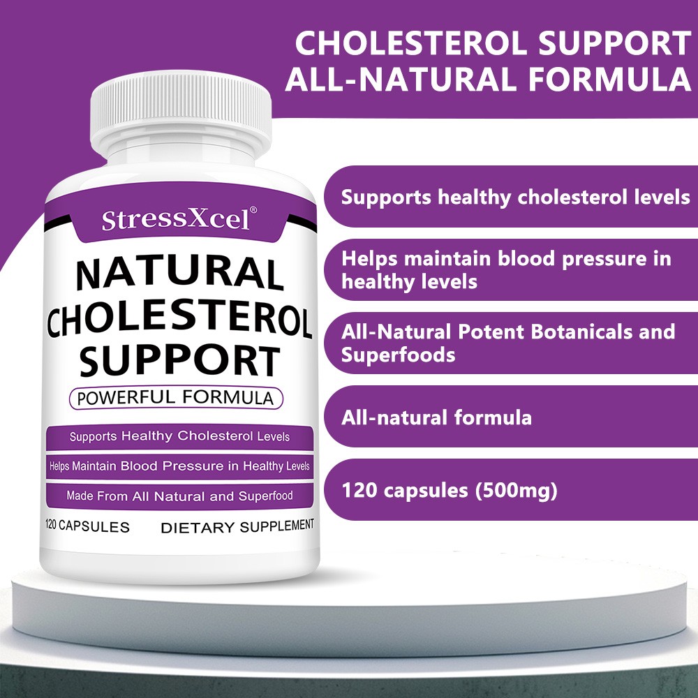 Natural cholesterol supplement 30/60/120Caps Supports Blood Pressure Balance