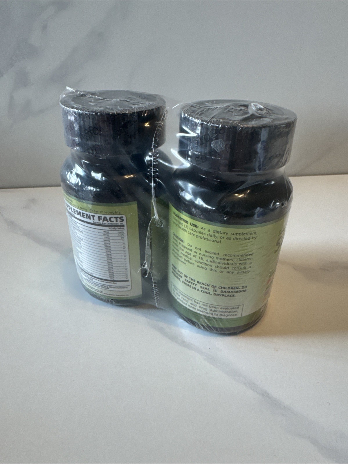 Lot Of 2 Himiyer Sea Moss Soursop Lion’s Mane Vitamin D3 Magnesium 60 Capsules