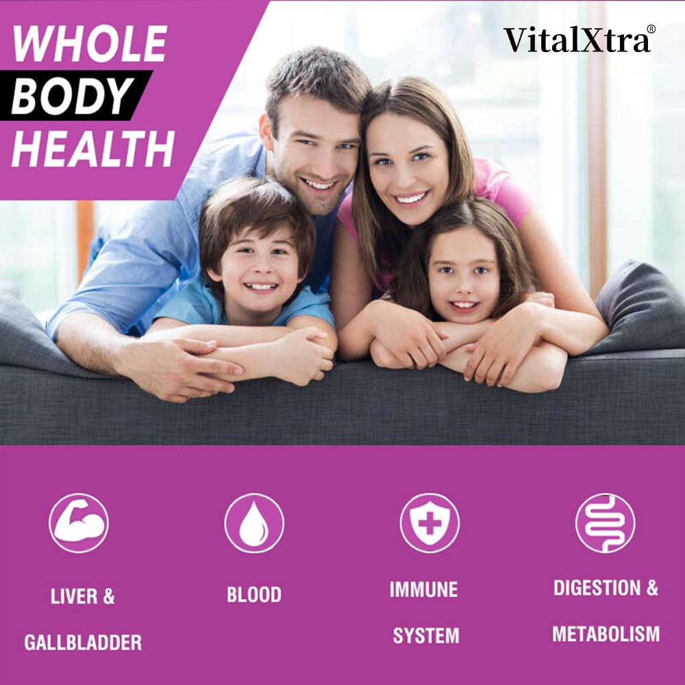 Organic Milk Thistl Extract 30/60/120Caps for Liver Detox, Digestive Support