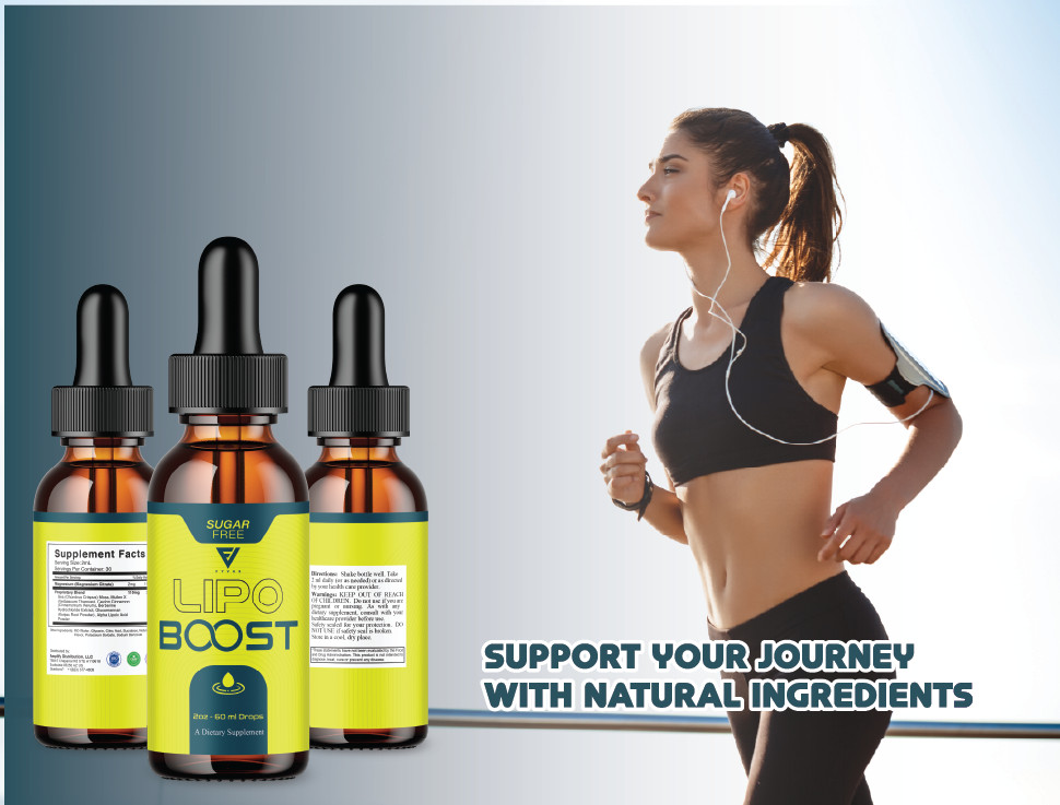 (5 Pack) Lipo Boost Advanced Drops, LipoBoost Maximum Support Formula (10oz)