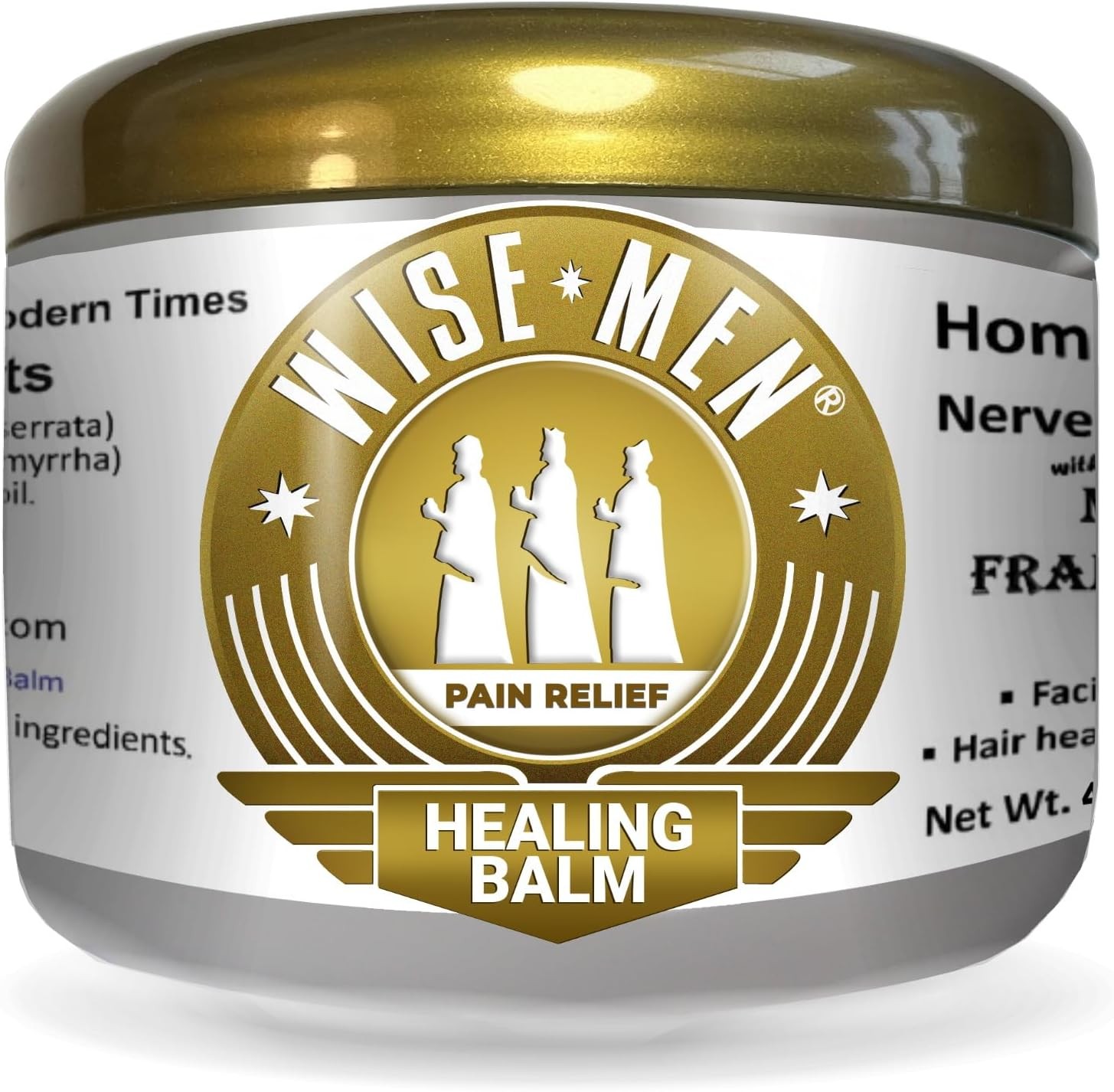 Wise Men Healing Balm with Myrrh and Frankincense 4 Ounce (Pack of 1)