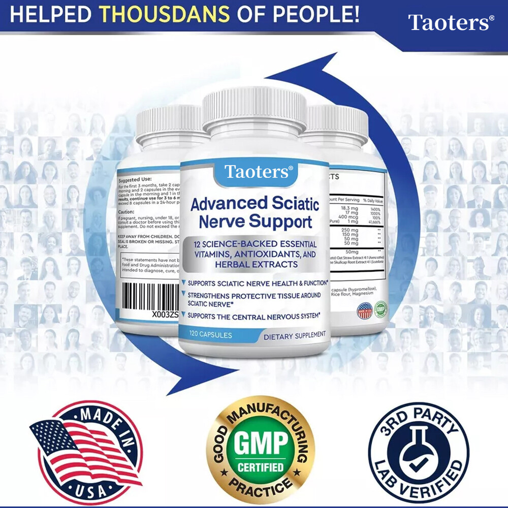Advanced Nerve Support Capsules – Blood Flow & Circulationt 30 To 120 Caps