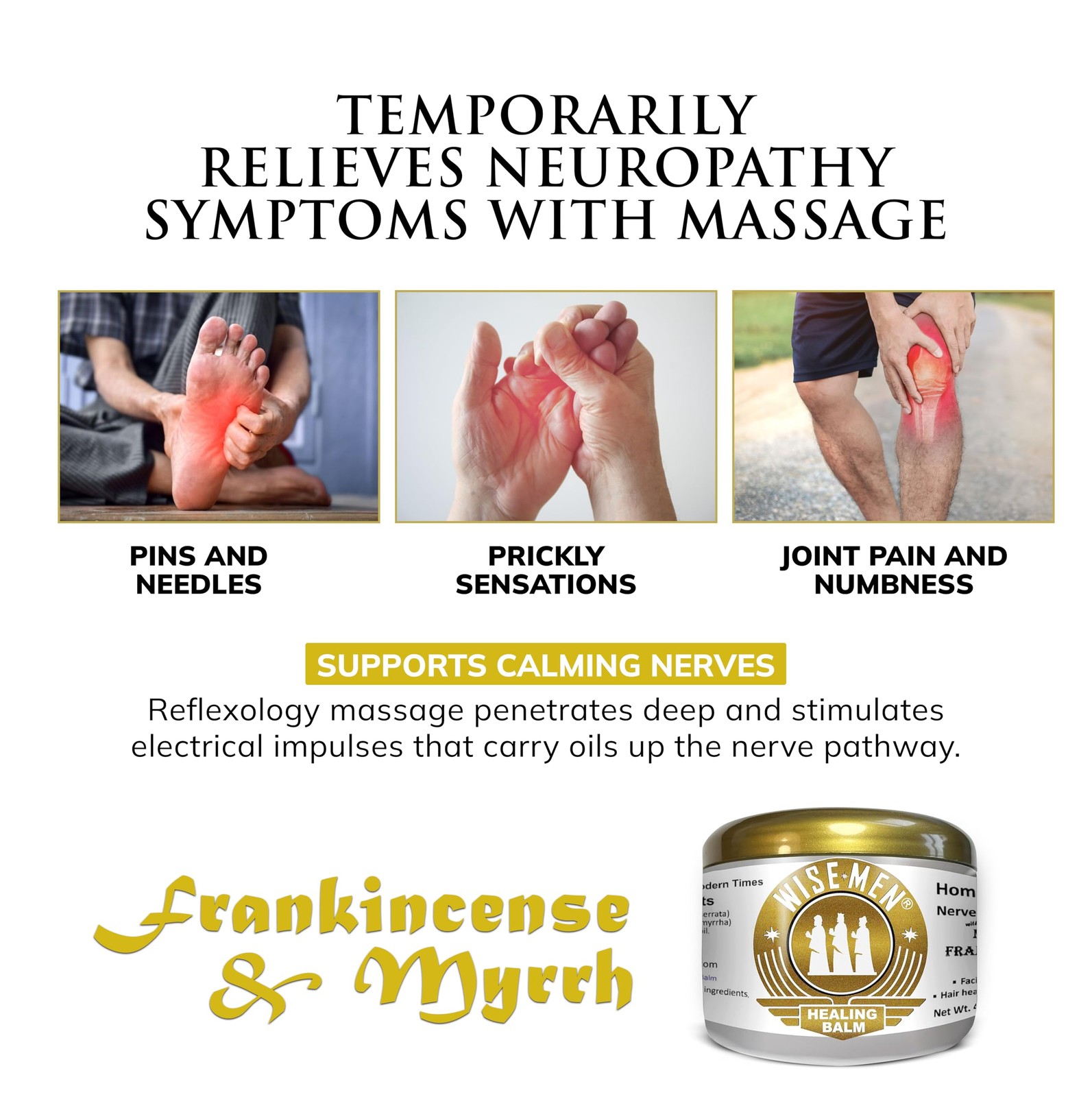Wise Men Healing Balm With Myrrh And Frankincense Essential Oils For
