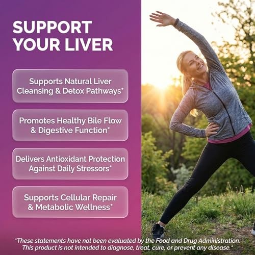 Clean Nutraceuticals Liver Cleanse Detox Milk Thistle NAC 90
