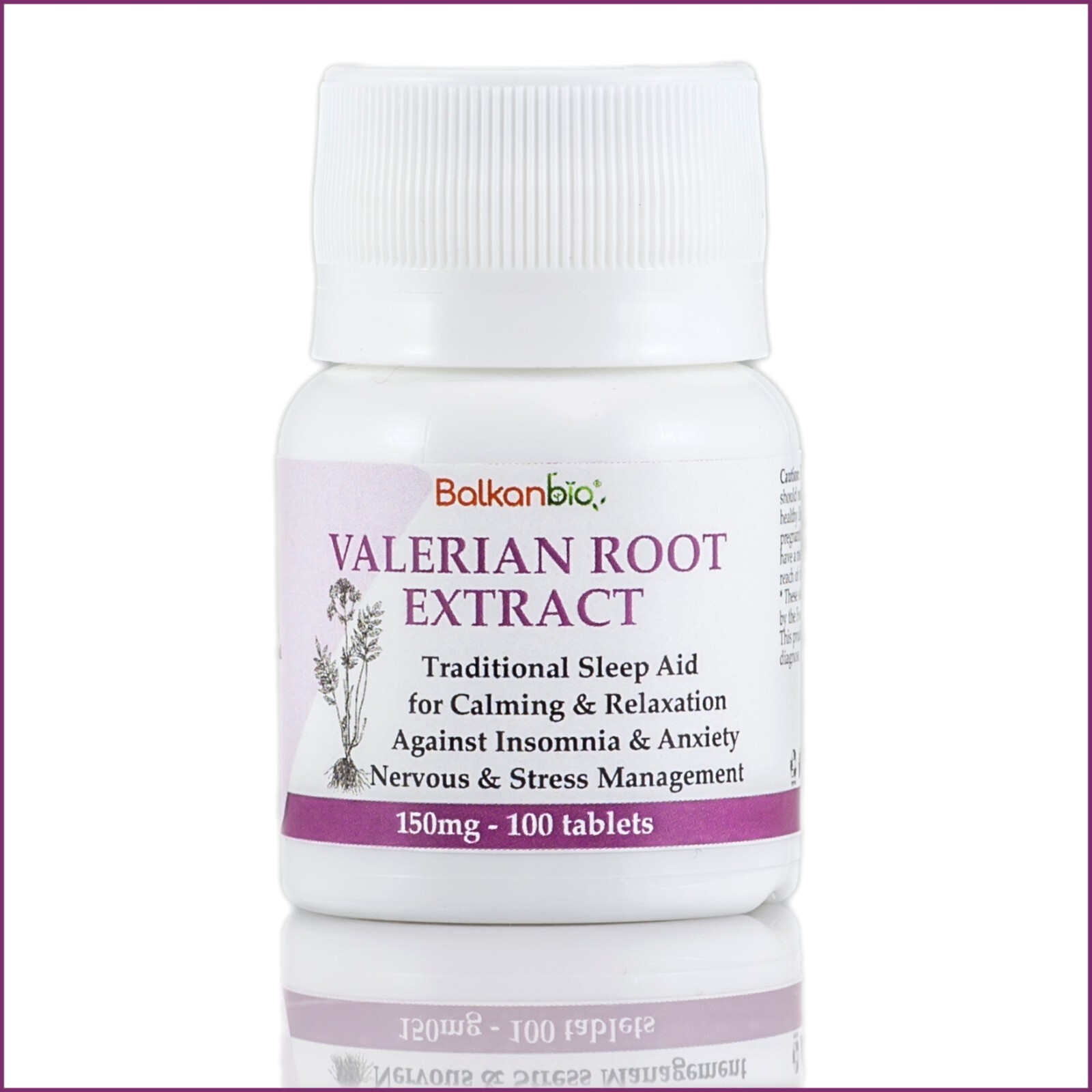 Valerian Relax Sleep Calming Stress Valerian Root Extract Vegan 300 Tablet