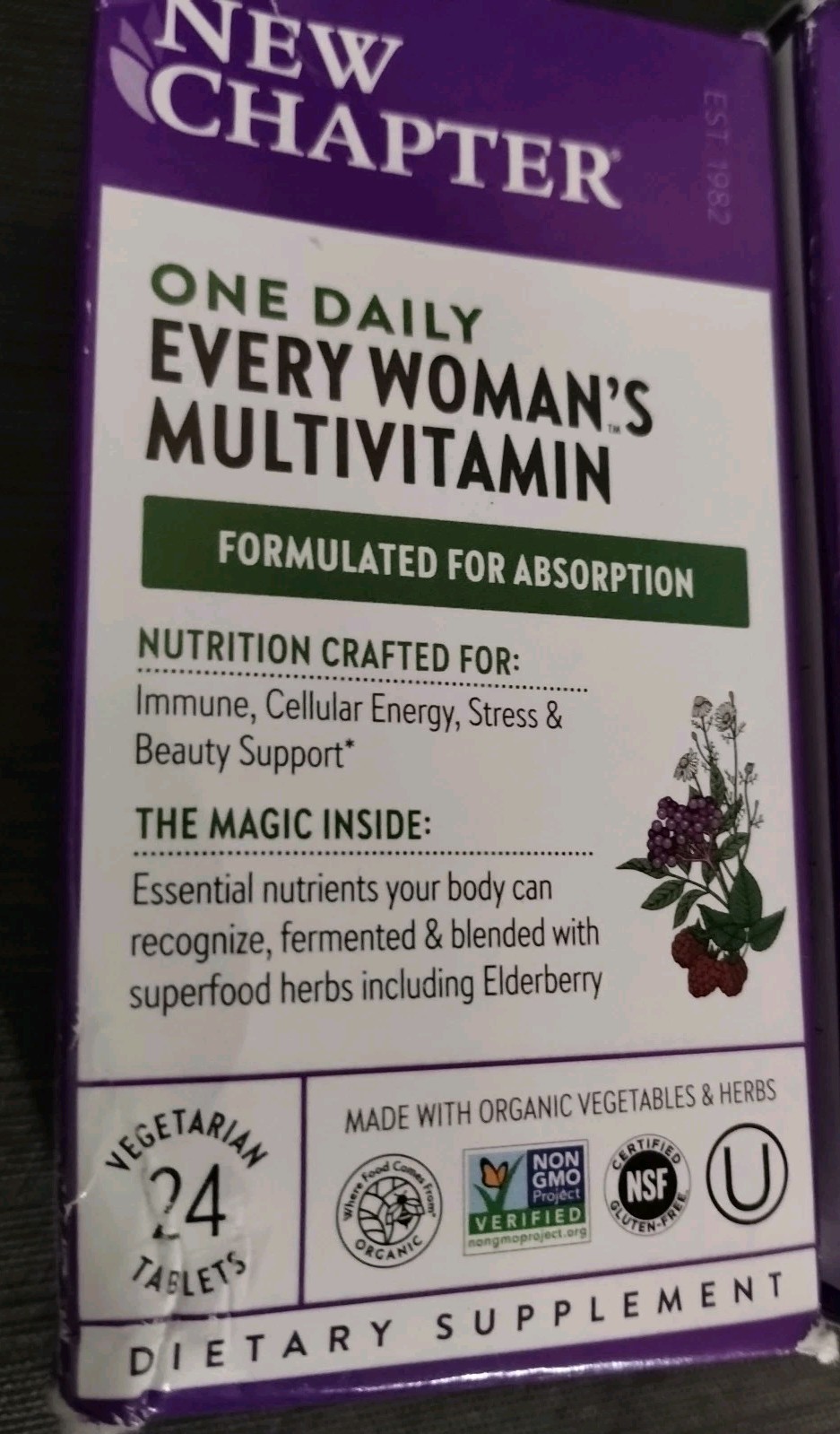 (3) New Chapter One Daily Every Woman’s Multivitamin, 24/48/48 Tablets – 07/2026