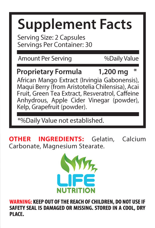natural weight loss – AFRICAN MANGO 1200mg – lower cholesterol 1 Bottle