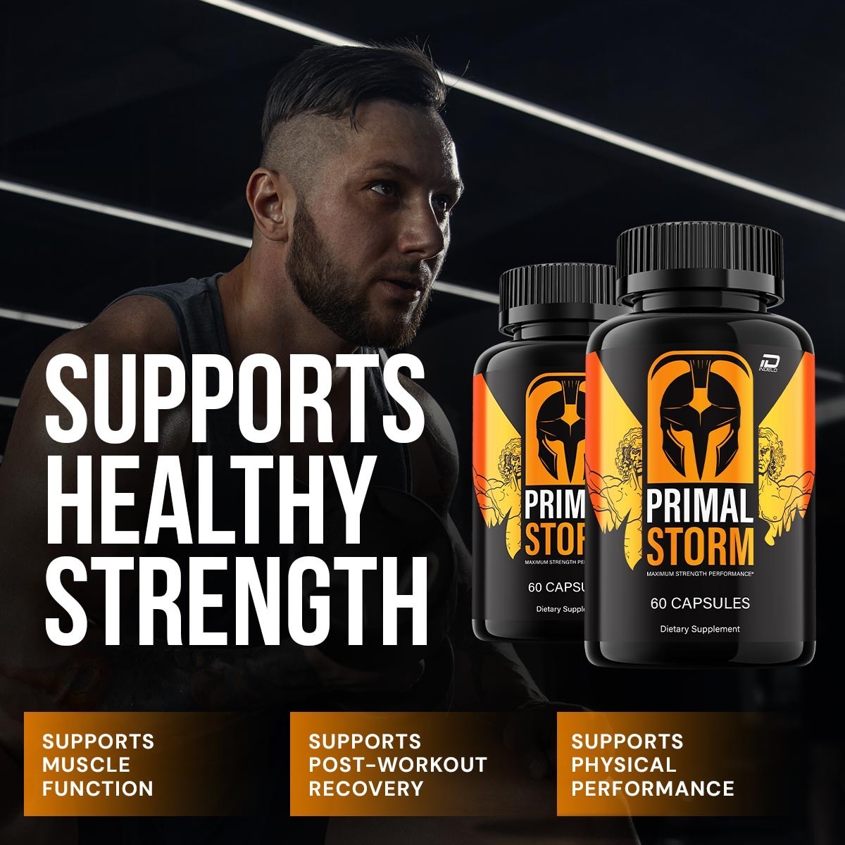 (2 Pack) Primal Storm for Men Capsules – PrimalStorm MultiVitamin Complex Pills