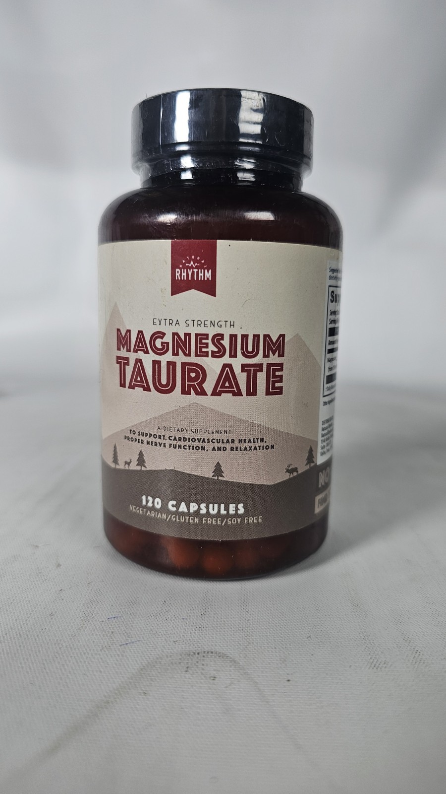 Magnesium Taurate 750mg (150mg Elemental Magnesium) – 120 Vegetarian Caps 7/2027
