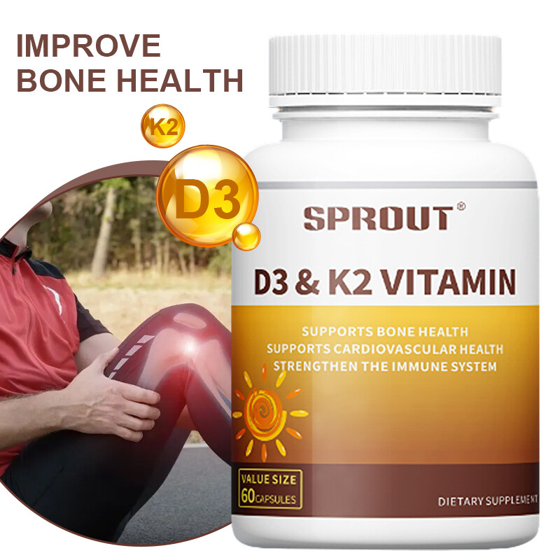 D3 K2 Vitamin 5000iu Capsules – Strong Bones,Heart,Cardiovascular,Muscle Health
