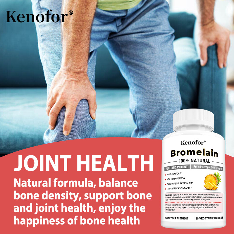 Bromoelain Supplement – Balance Blood Circulation 30 To 120 Caps