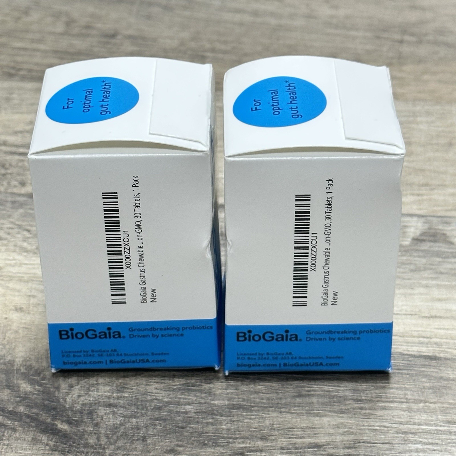 2x BioGaia Gastrus – Probiotic Chewables 30 Tabs Each – Exp 02/2027