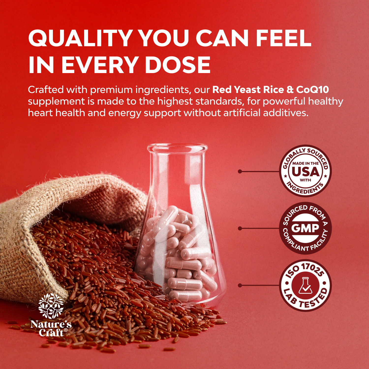 Red Yeast Rice with CoQ10 Supplement – Extra Strength Citrinin-Free