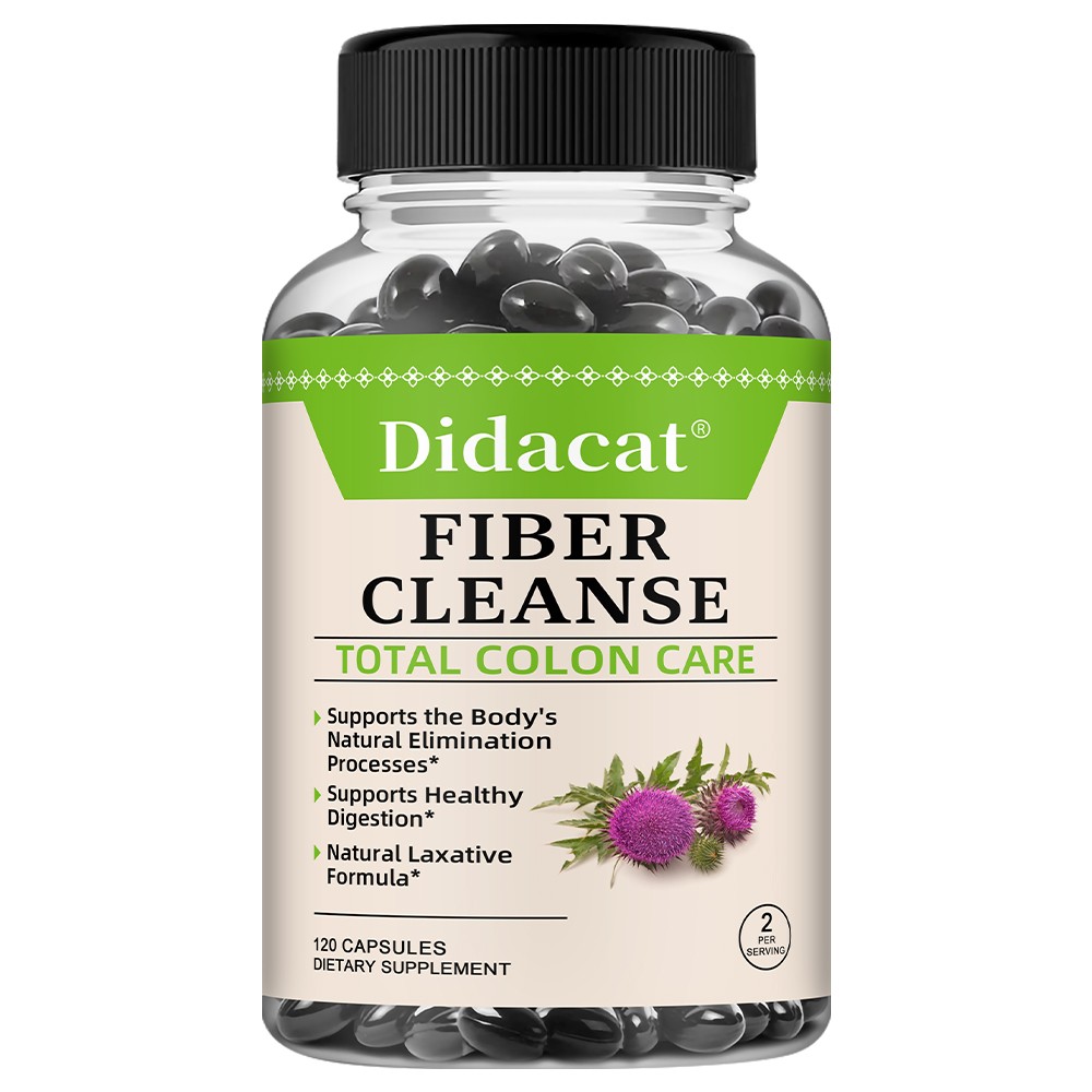 Natural Fiber Supplement total Colon care with Psyllium Husk Cleanse 30to120caps